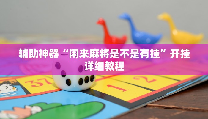 辅助神器“闲来麻将是不是有挂”开挂详细教程