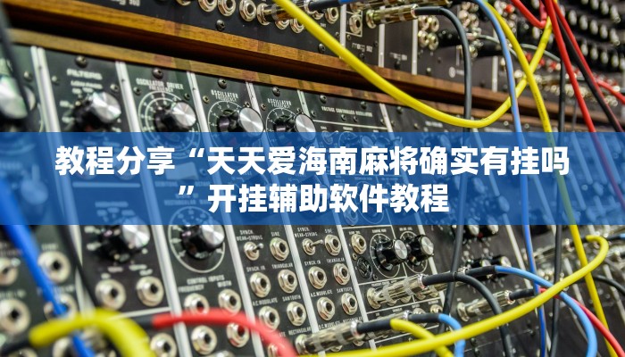 教程分享“天天爱海南麻将确实有挂吗”开挂辅助软件教程