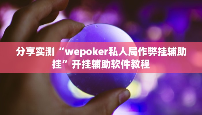 分享实测“wepoker私人局作弊挂辅助挂”开挂辅助软件教程
