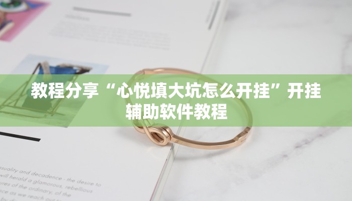 教程分享“心悦填大坑怎么开挂”开挂辅助软件教程