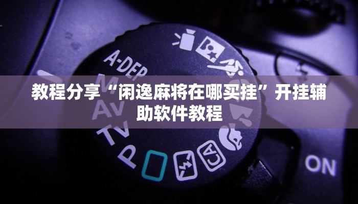 教程分享“闲逸麻将在哪买挂”开挂辅助软件教程