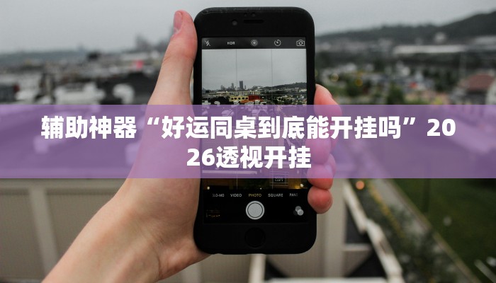 辅助神器“好运同桌到底能开挂吗”2026透视开挂