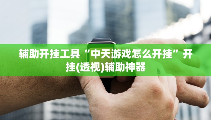 辅助开挂工具“中天游戏怎么开挂”开挂(透视)辅助神器