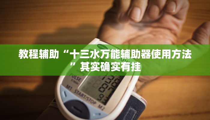 教程辅助“十三水万能辅助器使用方法”其实确实有挂