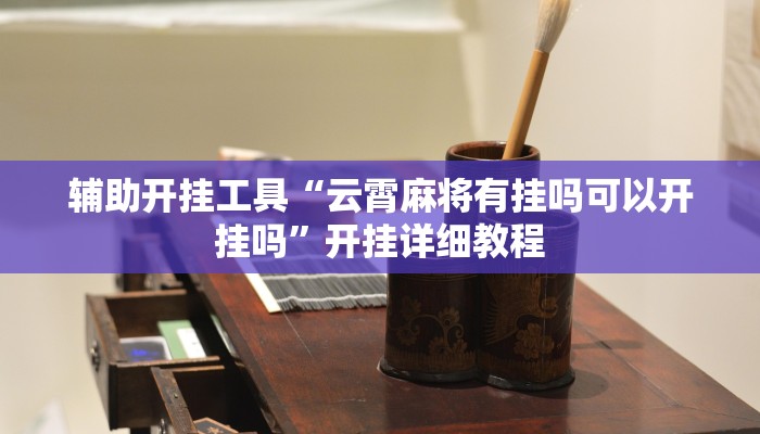 辅助开挂工具“云霄麻将有挂吗可以开挂吗”开挂详细教程