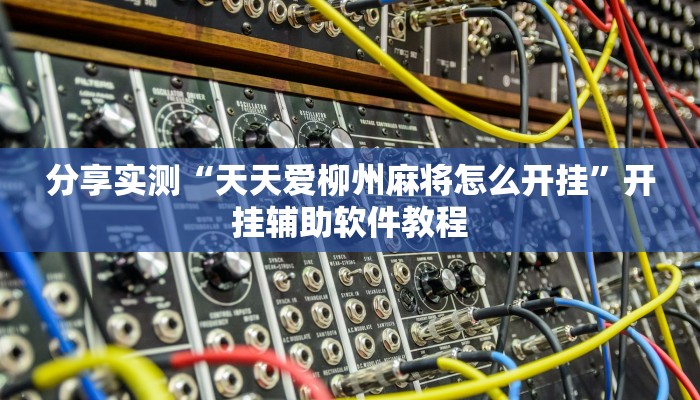 分享实测“天天爱柳州麻将怎么开挂”开挂辅助软件教程