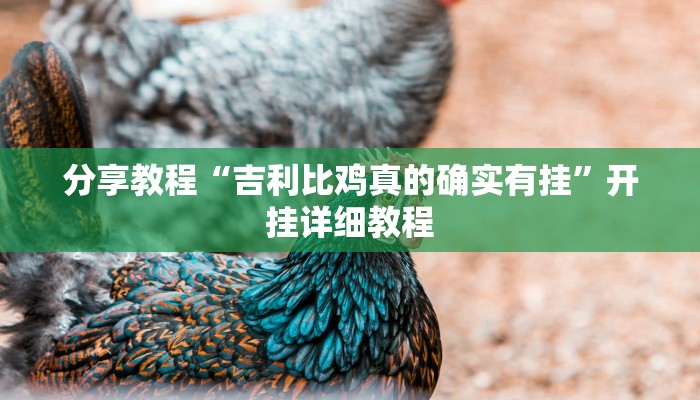 分享教程“吉利比鸡真的确实有挂”开挂详细教程