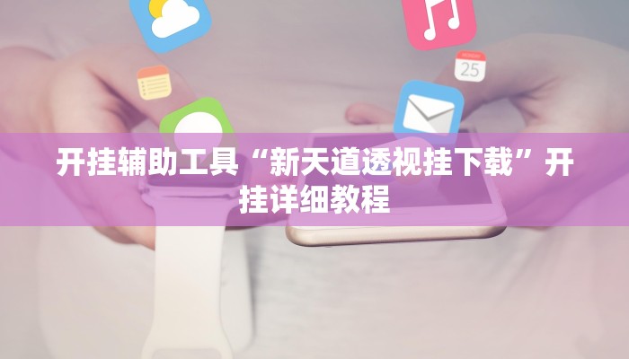 开挂辅助工具“新天道透视挂下载”开挂详细教程