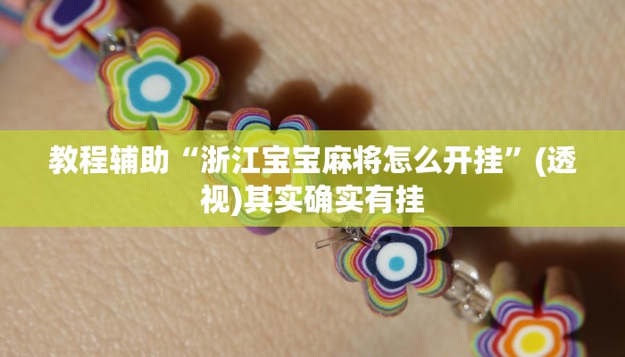 教程辅助“浙江宝宝麻将怎么开挂”(透视)其实确实有挂