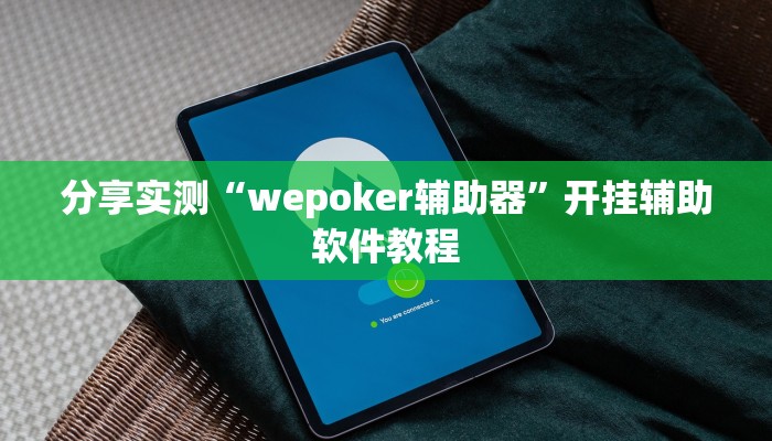 分享实测“wepoker辅助器”开挂辅助软件教程