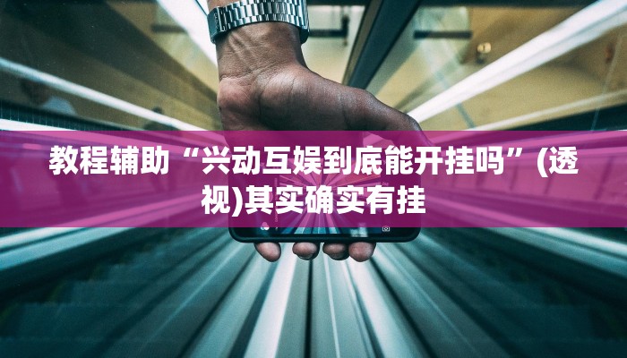 教程辅助“兴动互娱到底能开挂吗”(透视)其实确实有挂