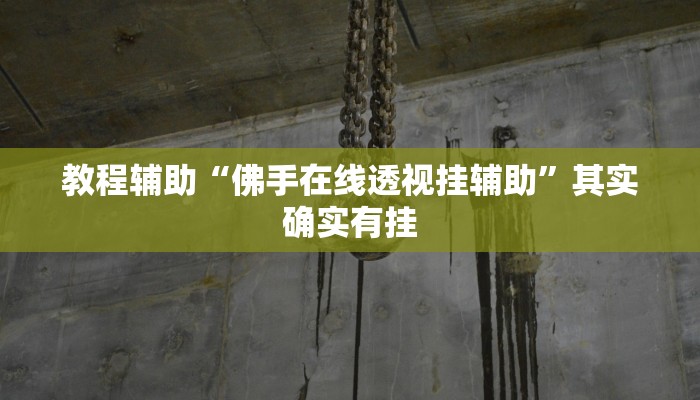 教程辅助“佛手在线透视挂辅助”其实确实有挂
