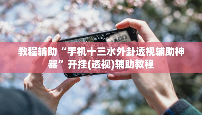 教程辅助“手机十三水外卦透视辅助神器”开挂(透视)辅助教程