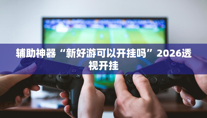 辅助神器“新好游可以开挂吗”2026透视开挂
