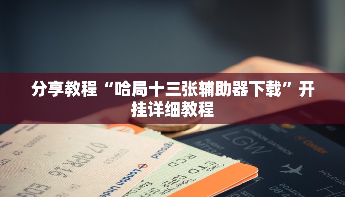 分享教程“哈局十三张辅助器下载”开挂详细教程