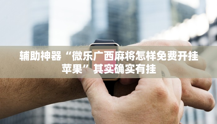 辅助神器“微乐广西麻将怎样免费开挂苹果”其实确实有挂