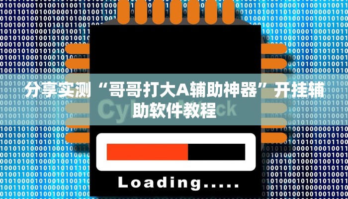 分享实测“哥哥打大A辅助神器”开挂辅助软件教程