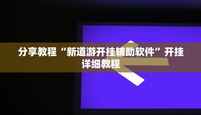 分享教程“新道游开挂辅助软件”开挂详细教程 分享教程“新道游开挂辅助软件”开挂详细教程