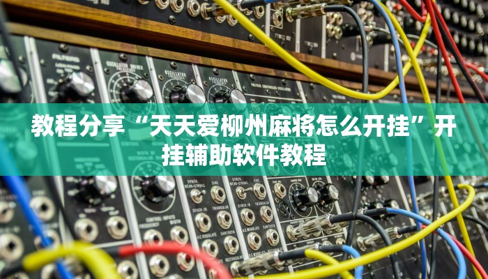 教程分享“天天爱柳州麻将怎么开挂”开挂辅助软件教程